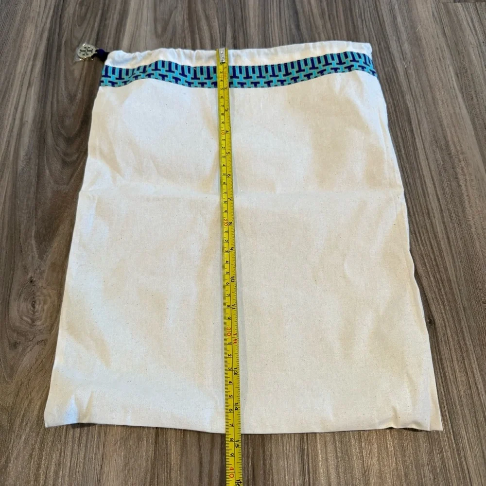 Tory Burch White and Blue Dust Bag